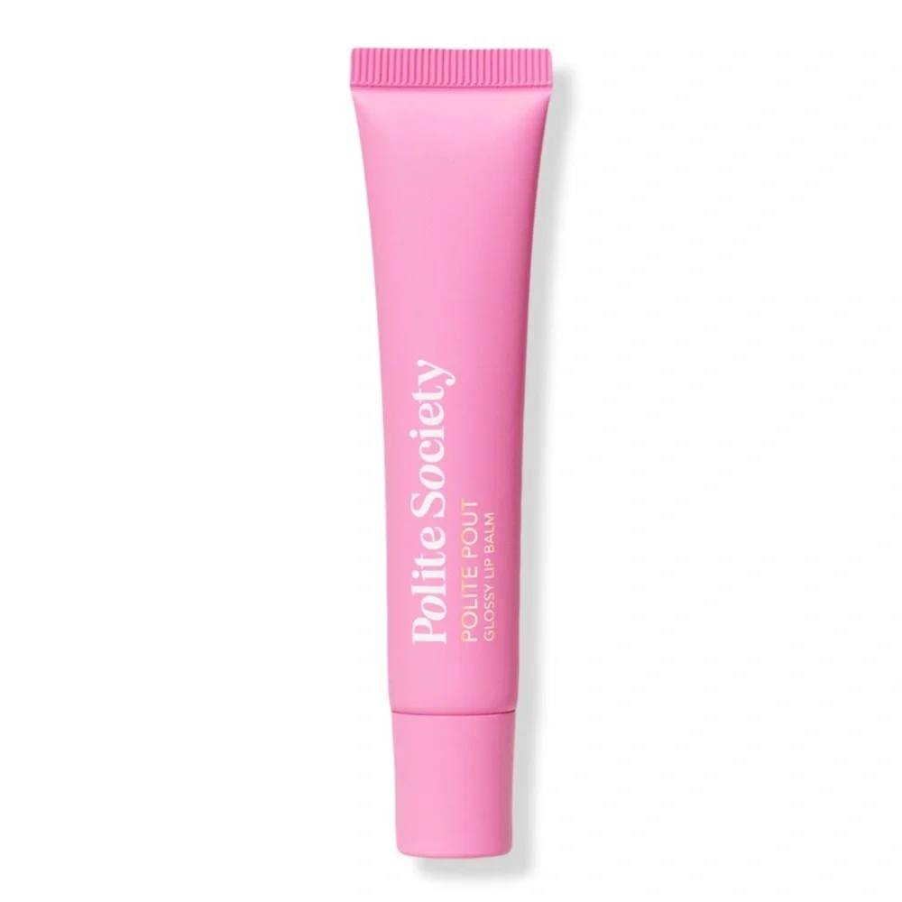 Polite Society Polite Pout Glossy Lip Balm “Pink Grapefruit”
